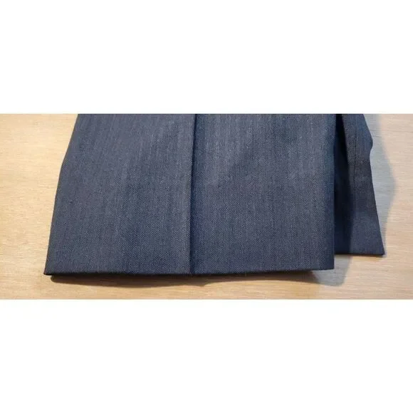 New! Brooks Brothers 346 Dress Pants Size 36x29 Dark Charcoal Wool Blend